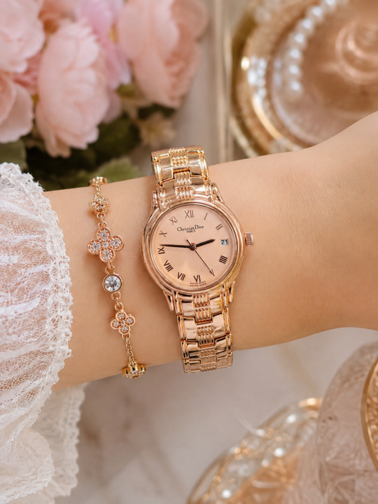 Christian Dioor Rosegold Heavy Quality