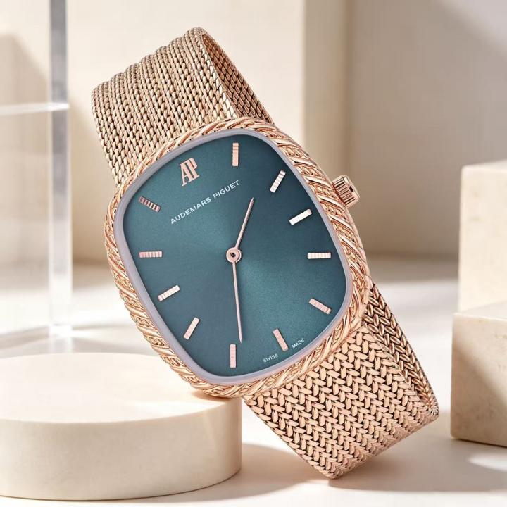 Audemarr_s piguet rose gold rose green