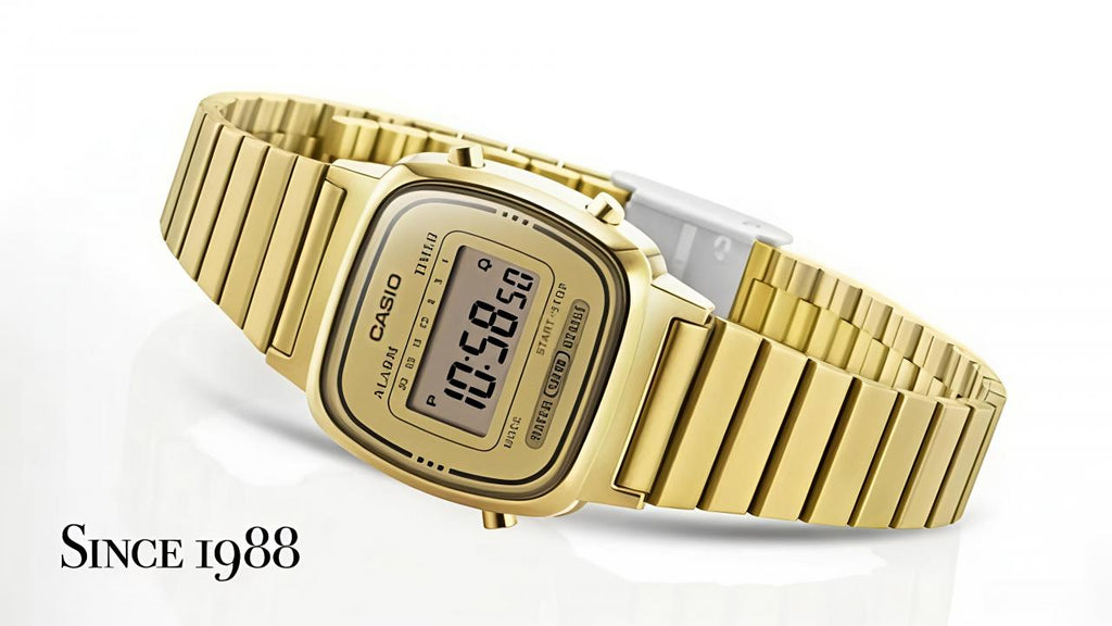 Casio Womens Vintage LA670 GOLD