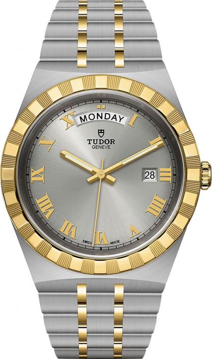 Tudor Royal Automatic 2 ton gold gray Roman ank