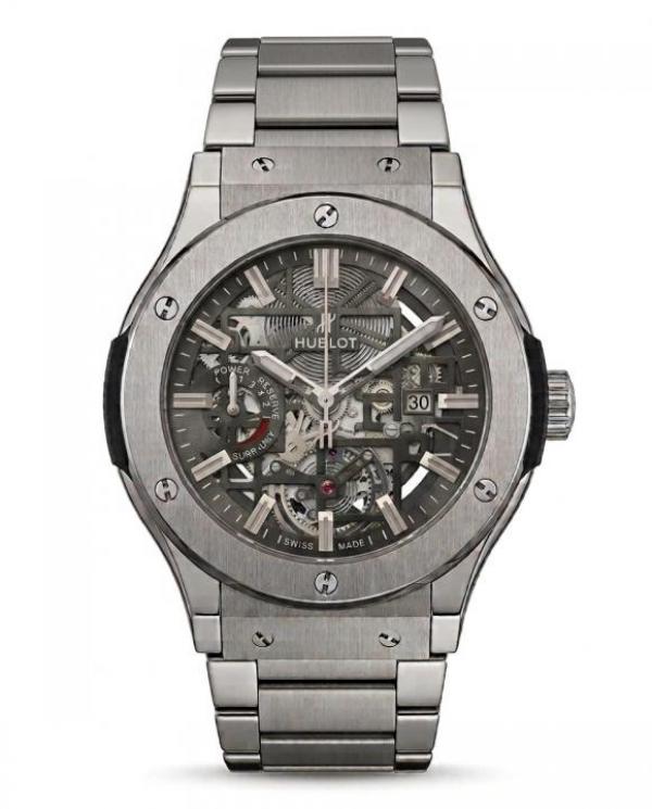 Hublo_t Big Bang Tourbillon Silver Black Dial