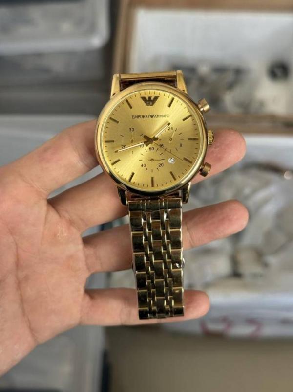 Emporio Arma Chronograph (All working) Best Quality