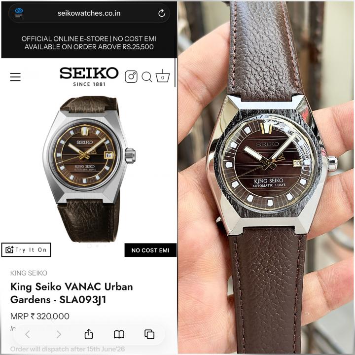 Seiko King Vanac Automatic full brown
