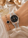 Roleex Women Date Just Diamond Two Tone