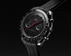Omegg_a Speedmaster Dark Side of the Moon black white Red niddle