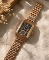 Fossii_l Raquel Sun Moon Rose-Gold Black