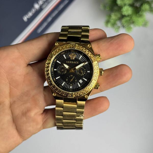 Versace Greca Mens Chronograph ( All working )
