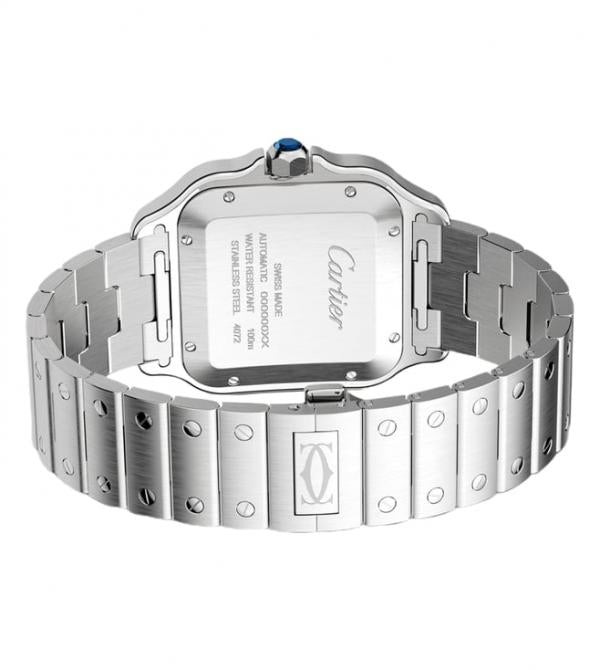 Cartiie_r Santos Automatic Silver-White