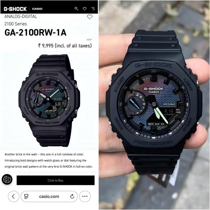 Casio g shock ga2100