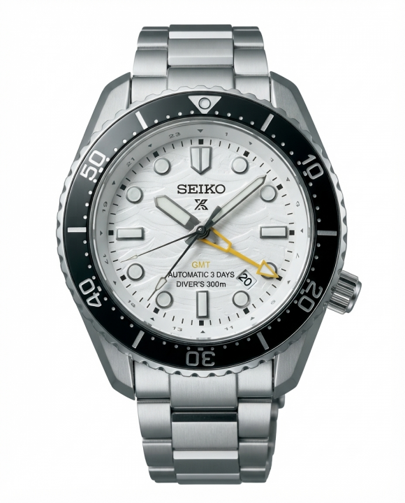 Seiko Prospex 1968 Heritage GMT Silver White Dial