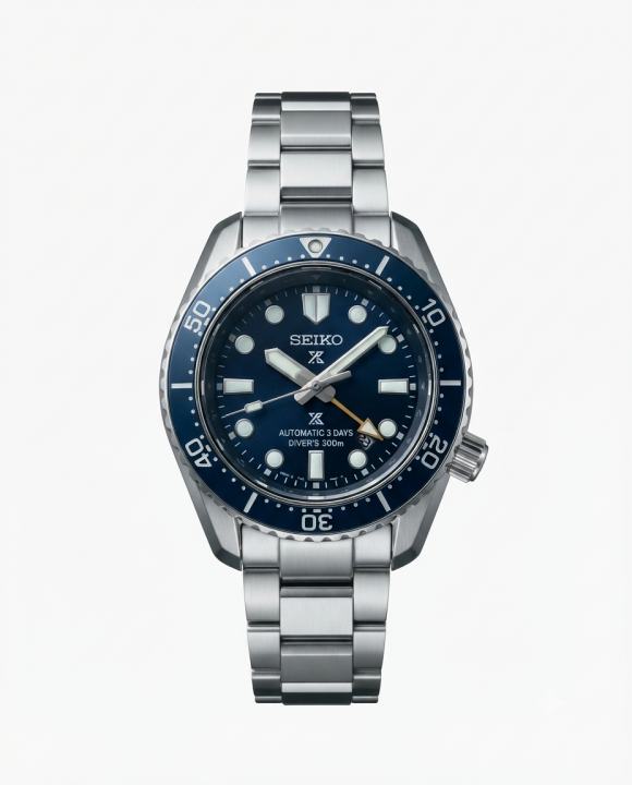 Seiko Prospex 1968 Heritage GMT Silver Blue Dial