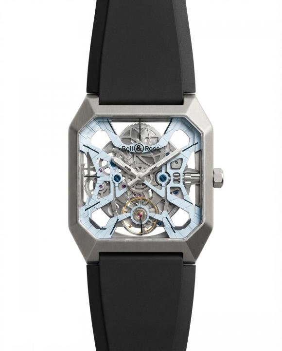 Bell&Rose BR03 Cyber automatic Black Silver Sky Blue Dial