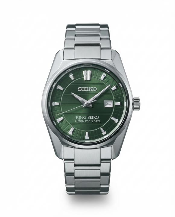 King Seiko Vanac Quartz Silver Green Dial