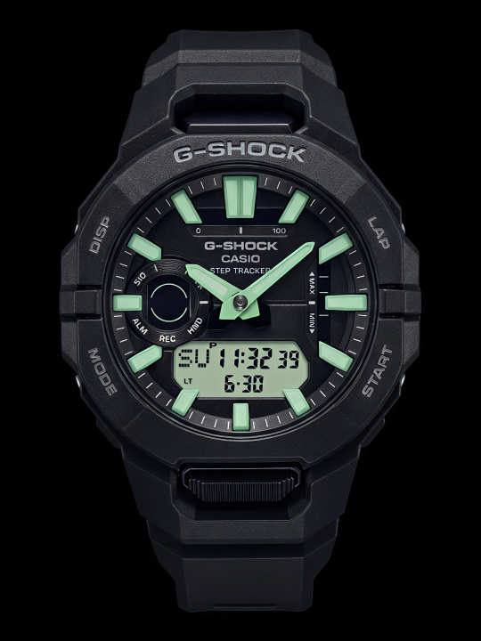 Casio G Shock GBA-950-2A Full Black LimeGreen-Needles