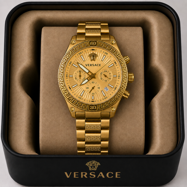 Versac e Greca Mens quartz watch