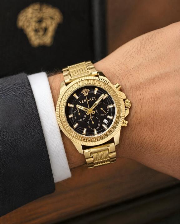 Versace Greca Action Chronograph gold black