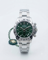 Rolee_x Daytona chronograph Silver Green Dial