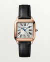 Cartiee_r Santos Dumont Square Black Copper White Dial