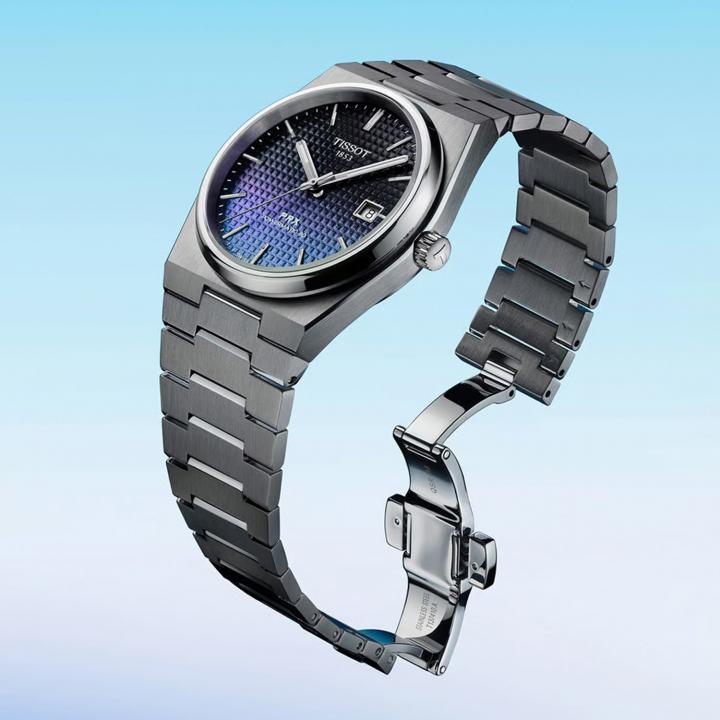 Tissort Prx 1853 Silver Powermatic 80 Blue