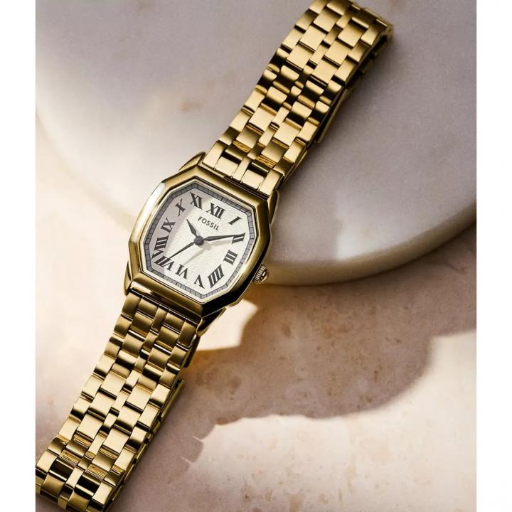 Fossiil Women Harlow Gold White