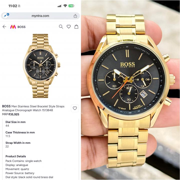 Boss Gold Colour Official Store Article