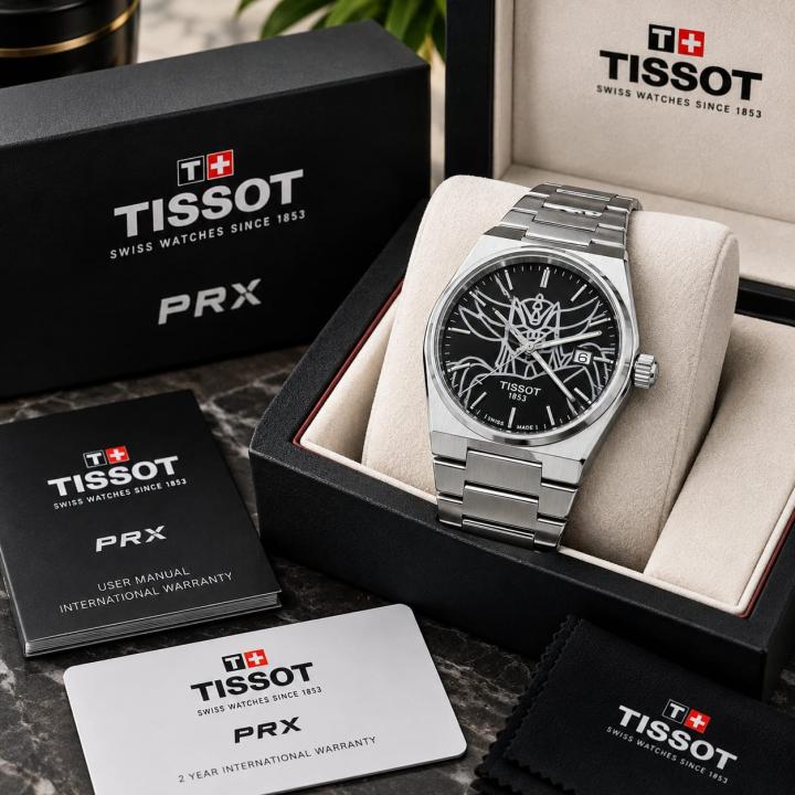 Tissort Prx 1853 Black Dial Batman