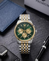Emporio Armaan_i AR11581 Chronograph 2Ton-Gold-Green