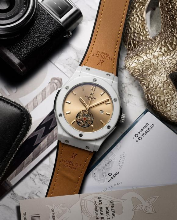 Hublot Classic Fusion Tourbillon Light-Brown HB0012