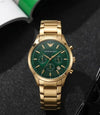 Emporio Armaan_i Classic Gold Green