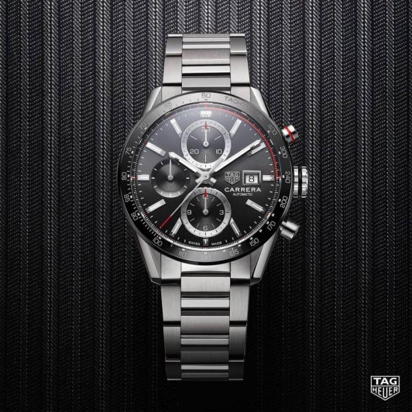 Tag Heuee_r carrera caliber 17 japan silver Black