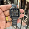Radd_o True Square Open Heart Automatic Silver