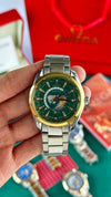 OMEGHA Seamaster Aqua Terra Worldtimer luxury wristwatch gold ring