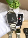 Raado True Square Silver Black Dial AT507