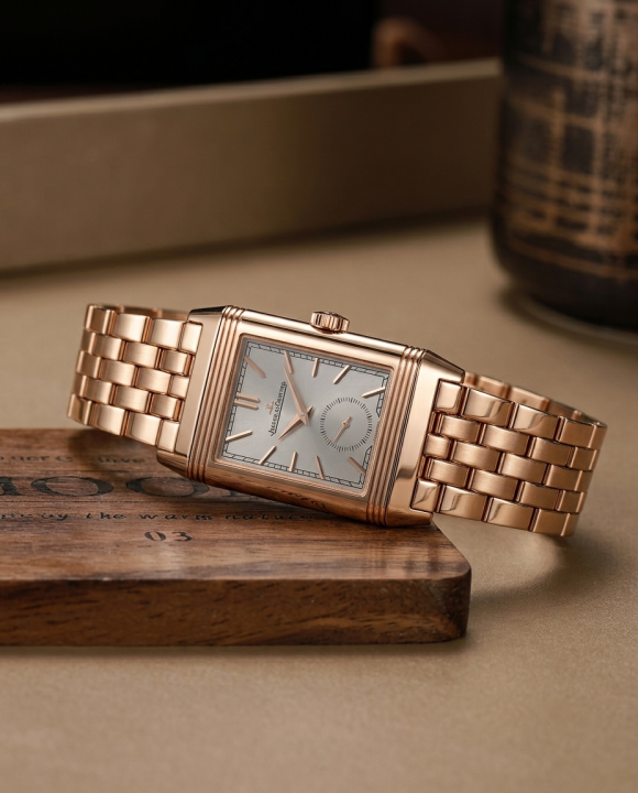 Jaegar-Le Coultre Reverso Tribute Small Seconds metal copper gray