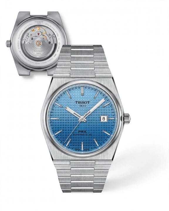 Tissoo_t 1853 Prx Automatic Top Quality silver dual blue