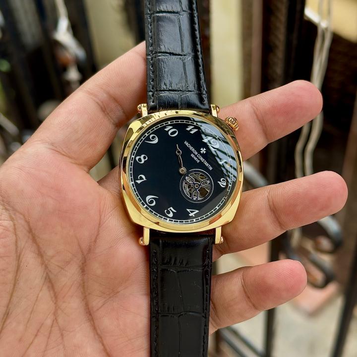 Vacheron Constentin Historiques American Automatic black gold black