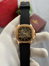 Patekk Philippe Skeleton Automatic Blk Gold