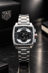 tag huer  Monaco  Mikrograph quartz movement (steel mettal)