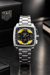 tag huer  Monaco  Mikrograph quartz movement (steel mettal)