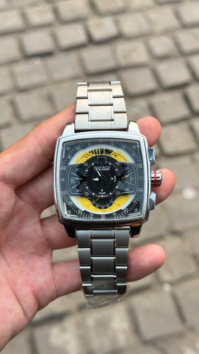 tag huer  Monaco  Mikrograph quartz movement (steel mettal)