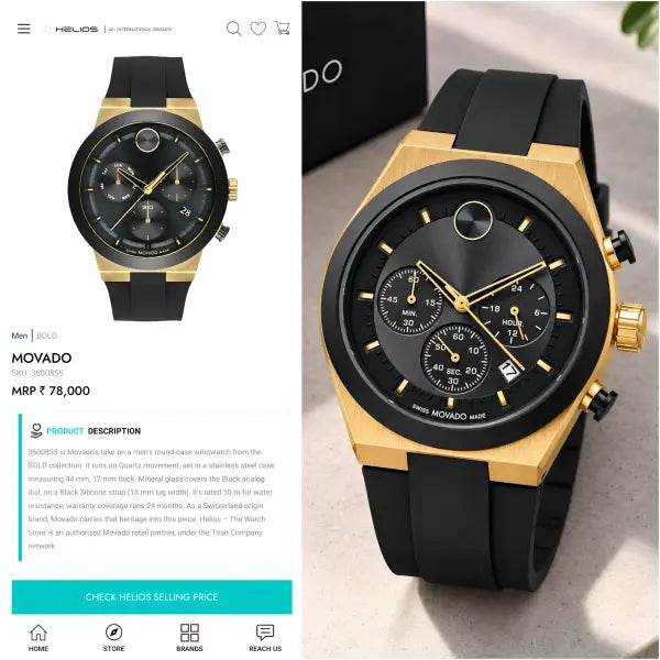 Movado Bold Fusion Japan