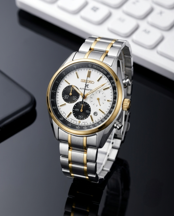 Seiko Prospex Chronograph 2 ton Silver-White
