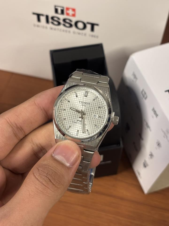 Tissoo_t 1853 PRX Silver White Dial
