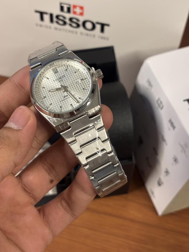 Tissoo_t 1853 PRX Silver White Dial