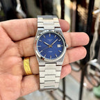Tissoo_t PRX Ladies Silver Blue