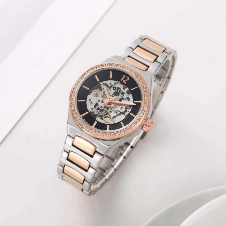 Fossii_l Eevie Automatic 2Ton Copper Black