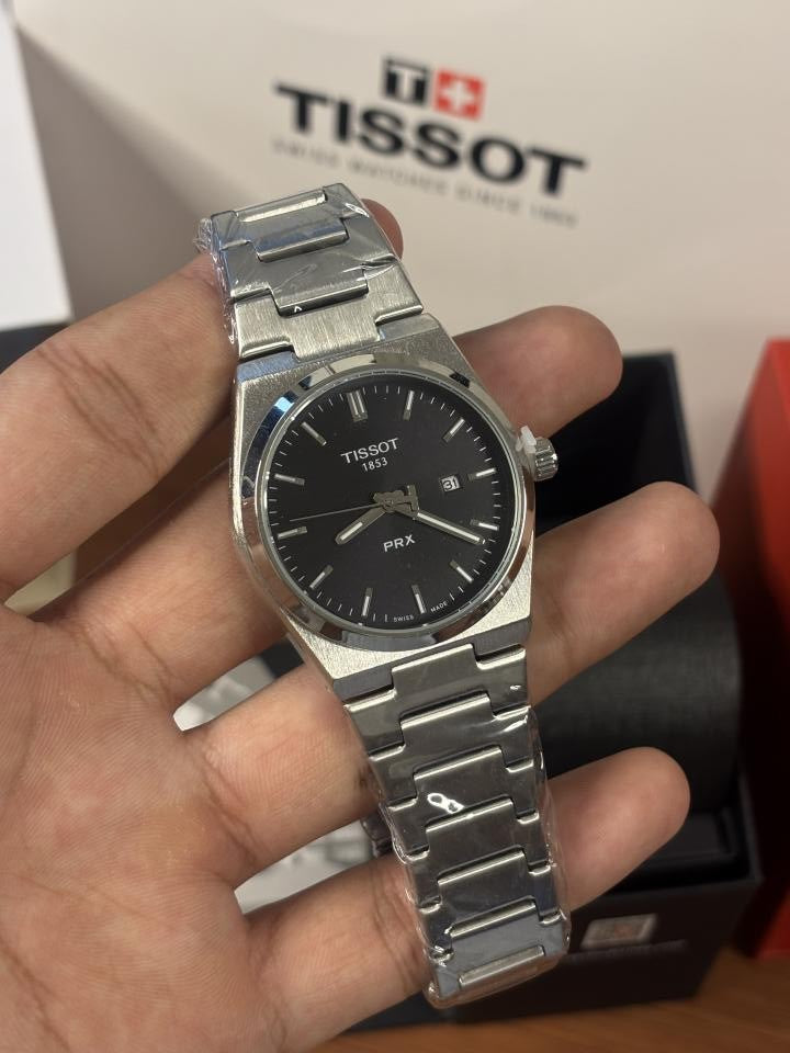 Tissoo_t 1853 PRX Silver Black
