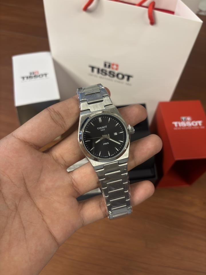 Tissoo_t 1853 PRX Silver Black