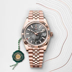 Rolee_x Oyster Perpetual Sky Dweller Copper-Grey