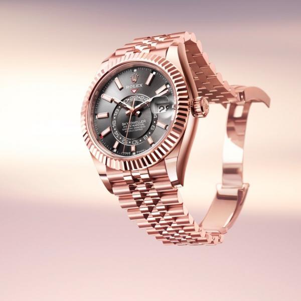 Rolee_x Oyster Perpetual Sky Dweller Copper-Grey